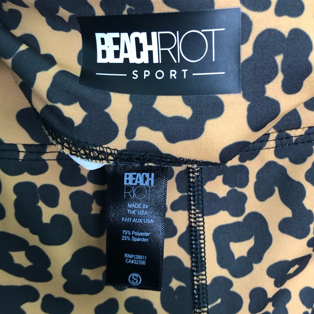 Beach Riot Sport Piper Leopard Print Legging - Picture 3 of 10